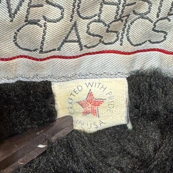 Vintage 80s Westchester Classics Men’s Herringbone Faux Fur Lined Coat Made USA - Picture 6 of 16